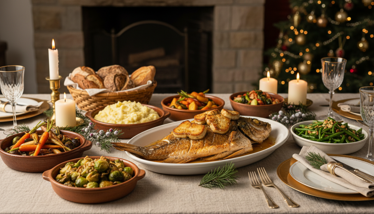 découvrez une recette raffinée de rôti de lotte au foie gras croustillant, une alternative festive qui pourrait bien remplacer la traditionnelle dinde sur vos tables de réveillon.