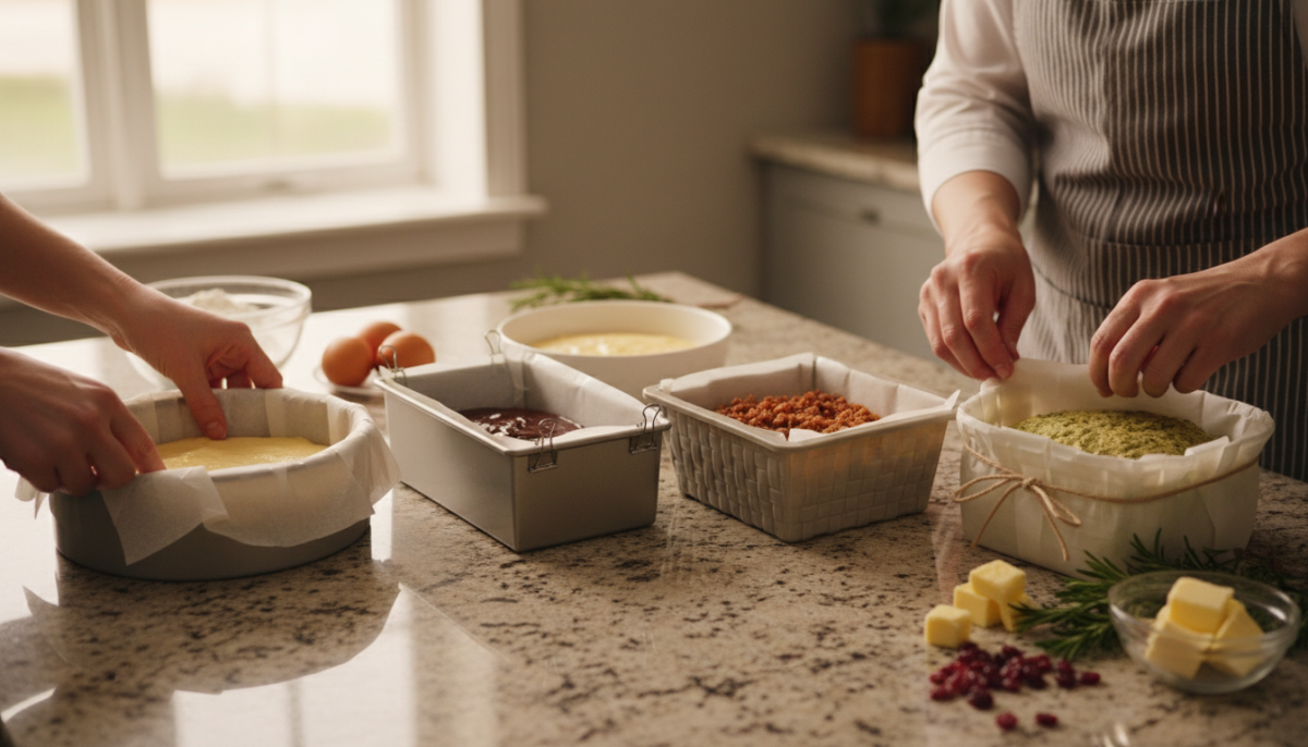 découvrez 4 astuces de chefs pour bien fixer le papier cuisson dans tous les moules, même les plus difficiles, et éviter qu'il ne bouge pendant la cuisson.