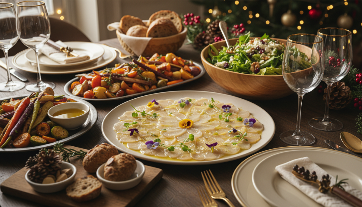 découvrez un carpaccio de saint-jacques délicieux et économique, parfait pour impressionner vos invités pendant les fêtes sans vous ruiner.