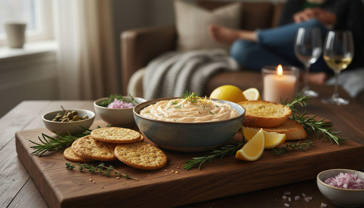 découvrez cette crème de saumon express en seulement trois ingrédients, parfaite pour un apéro chic et économique sans stress.